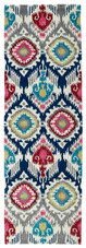Kaleen Global Inspirations GLB04-86 Multi Runner Area Rug Kaleen Global Inspirations GLB04-86 Multi Runner Area Rug