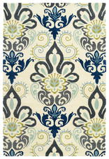 Kaleen Global Inspirations GLB11-17 Blue Area Rug Kaleen Global Inspirations GLB11-17 Blue Area Rug