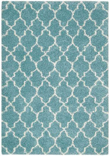 Nourison Amore Shag AMOR2 Aqua Area Rug Nourison Amore Shag AMOR2 Aqua Area Rug