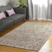Kaleen Lucero LCO01-65 Aubergine Area Rug Room Scene Kaleen Lucero LCO01-65 Aubergine Area Rug Room Scene