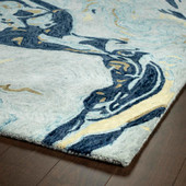 Kaleen Marble MBL01-17 Blue Area Rug Corner Kaleen Marble MBL01-17 Blue Area Rug Corner