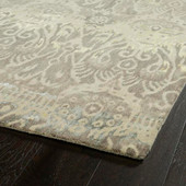 Kaleen Mercery MER01-75 Grey Area Rug Corner Kaleen Mercery MER01-75 Grey Area Rug Corner
