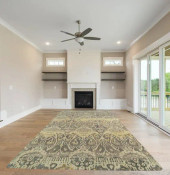 Kaleen Mercery MER01-75 Grey Area Rug Room Scene Kaleen Mercery MER01-75 Grey Area Rug Room Scene