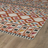 Kaleen Nomad NOM08-53 Paprika Area Rug Corner Kaleen Nomad NOM08-53 Paprika Area Rug Corner