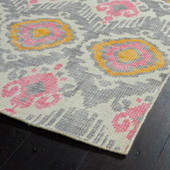 Kaleen Relic RLC06-75 Grey Area Rug Corner Kaleen Relic RLC06-75 Grey Area Rug Corner