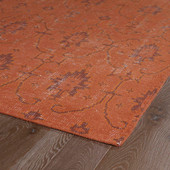 Kaleen Restoration RES01-31 Pumpkin Area Rug Corner Kaleen Restoration RES01-31 Pumpkin Area Rug Corner