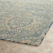 Kaleen Weathered WTR01-17 Blue Area Rug Corner Kaleen Weathered WTR01-17 Blue Area Rug Corner