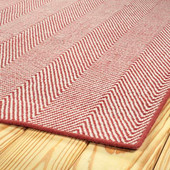 Kaleen Ziggy ZIG01-99 Coral Area Rug Corner