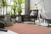Kaleen Ziggy ZIG01-99 Coral Area Rug Room Scene Kaleen Ziggy ZIG01-99 Coral Area Rug Room Scene