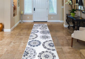 Concord Global Trading Charlotte 4812 Oasis Ivory Runner Area Rug Room Scene Concord Global Trading Charlotte 4812 Oasis Ivory Runner Area Rug Room Scene