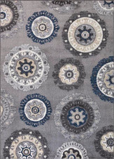 Concord Global Trading Charlotte 4816 Oasis Gray Area Rug Concord Global Trading Charlotte 4816 Oasis Gray Area Rug