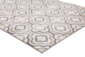 Concord Global Trading Charlotte 4822 Crystal Ivory Area Rug Corner Concord Global Trading Charlotte 4822 Crystal Ivory Area Rug Corner