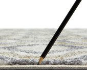 Concord Global Trading Charlotte 4822 Crystal Ivory Area Rug Edge Concord Global Trading Charlotte 4822 Crystal Ivory Area Rug Edge