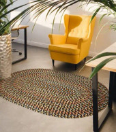 Rhody Rug Cypress CY37 Brown Velvet Area Rug Room Scene Rhody Rug Cypress CY37 Brown Velvet Area Rug Room Scene