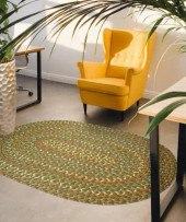 Rhody Rug Cypress CY67 Olive Area Rug Room Scene Rhody Rug Cypress CY67 Olive Area Rug Room Scene