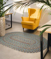 Rhody Rug Cypress CY97 Marina Blue Area Rug Room Scene Rhody Rug Cypress CY97 Marina Blue Area Rug Room Scene