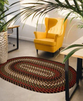 Rhody Rug Mayflower MF33 Brown Fudge Area Rug Room Scene Rhody Rug Mayflower MF33 Brown Fudge Area Rug Room Scene