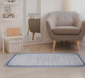 Rhody Rug Casual Comfort CC98 Sunrise Blue Area Rug Room Scene Rhody Rug Casual Comfort CC98 Sunrise Blue Area Rug Room Scene