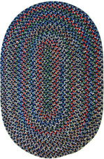 Rhody Rug Katie KA13 Navy Multi Oval Area Rug Rhody Rug Katie KA13 Navy Multi Oval Area Rug