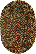Rhody Rug Katie KA33 Brown Multi Oval Area Rug Rhody Rug Katie KA33 Brown Multi Oval Area Rug