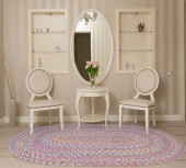 Rhody Rug Playtime PT15 Violet Multi Area Rug Room Scene Rhody Rug Playtime PT15 Violet Multi Area Rug Room Scene