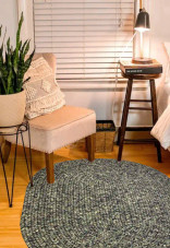 Rhody Rug Sandi SA88 Graphite Area Rug Room Scene Rhody Rug Sandi SA88 Graphite Area Rug Room Scene