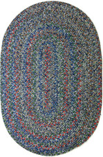 Rhody Rug Sophia SO95 Denim Blue Multi Oval Area Rug Rhody Rug Sophia SO95 Denim Blue Multi Oval Area Rug