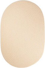 Rhody Rug Poly Solids S001 Cream Oval Area Rug Rhody Rug Poly Solids S001 Cream Oval Area Rug