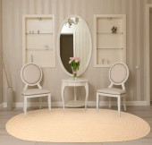 Rhody Rug Poly Solids S001 Cream Area Rug Room Scene Rhody Rug Poly Solids S001 Cream Area Rug Room Scene