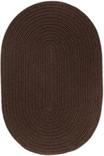 Rhody Rug Poly Solids S011 Brown Oval Area Rug Rhody Rug Poly Solids S011 Brown Oval Area Rug