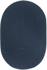 Rhody Rug Poly Solids S012 Navy Oval Area Rug Rhody Rug Poly Solids S012 Navy Oval Area Rug