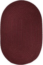 Rhody Rug Poly Solids S022 Burgundy Oval Area Rug Rhody Rug Poly Solids S022 Burgundy Oval Area Rug
