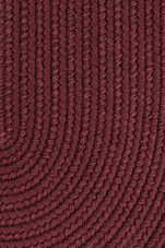Rhody Rug Poly Solids S022 Burgundy Area Rug Detail Rhody Rug Poly Solids S022 Burgundy Area Rug Detail