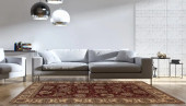Ariana 117C Red Area Rug by Oriental Weavers Room Scene Ariana 117C Red Area Rug by Oriental Weavers Room Scene