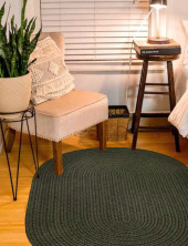 Rhody Rug Poly Solids S029 Dark Sage Area Rug Room Scene Rhody Rug Poly Solids S029 Dark Sage Area Rug Room Scene