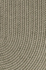 Rhody Rug Poly Solids S035 Moss Green Area Rug Detail