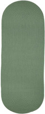 Rhody Rug Poly Solids S040 Celadon Runner Area Rug Rhody Rug Poly Solids S040 Celadon Runner Area Rug