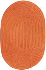 Rhody Rug Poly Solids S042 Mango Oval Area Rug Rhody Rug Poly Solids S042 Mango Oval Area Rug