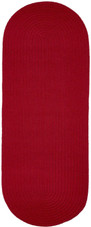 Rhody Rug Poly Solids S045 Brilliant Red Runner Area Rug Rhody Rug Poly Solids S045 Brilliant Red Runner Area Rug