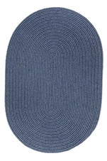 Rhody Rug Wool Solids S102 Sailor Blue Oval Area Rug Rhody Rug Wool Solids S102 Sailor Blue Oval Area Rug