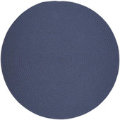Rhody Rug Wool Solids S102 Sailor Blue Round Area Rug Rhody Rug Wool Solids S102 Sailor Blue Round Area Rug