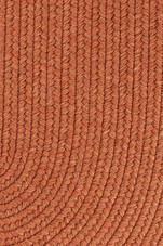 Rhody Rug Wool Solids S108 Terra Cotta Area Rug Detail Rhody Rug Wool Solids S108 Terra Cotta Area Rug Detail