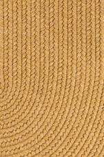 Rhody Rug Wool Solids S109 Vintage Gold Area Rug Detail