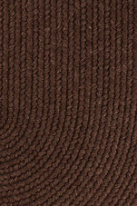 Rhody Rug Wool Solids S116 Walnut Area Rug Detail Rhody Rug Wool Solids S116 Walnut Area Rug Detail