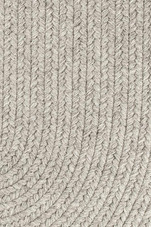 Rhody Rug Wool Solids S123 Lt. Gray Area Rug Detail
