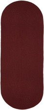 Rhody Rug Wool Solids S157 Red Wine Runner Area Rug Rhody Rug Wool Solids S157 Red Wine Runner Area Rug