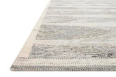 Loloi Evelina EVE-02 Pewter/Silver Area Rug Corner