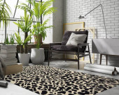 Loloi Masai MAS-02 Black/Ivory Area Rug Room Scene Loloi Masai MAS-02 Black/Ivory Area Rug Room Scene