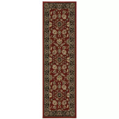 Ariana 271C Red Runner Area Rug by Oriental Weavers Runner Ariana 271C Red Runner Area Rug by Oriental Weavers Runner