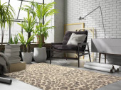 Loloi Masai MAS-02 Grey/Ivory Area Rug Room Scene Loloi Masai MAS-02 Grey/Ivory Area Rug Room Scene